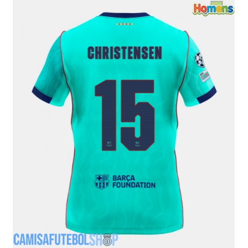 Camisa de time de futebol Barcelona Andreas Christensen #15 Replicas 3º Equipamento 2026-27 Manga Curta